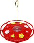 16 Pieces Hummingbird Feeder Bird Feeder Hummingbird Feeders Replacement Flowers Bird Feeder Replacement Parts for Hummingbird Feeder, Red...