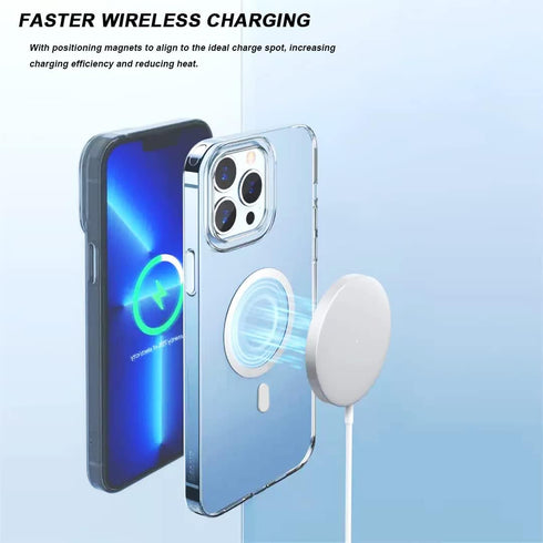 2 Pack Magnetic Adapter Ring, Universal Magnetic Sticker Compatible with Magsafe Accessories & Wireless Charging, for iPhone 15/14/13/12 Pro Max M...