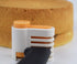2PCS DIY Cake Slicer, Stratification Auxiliary, Bread Slice, Toast Cut, 5 Layers Leveler Slicer, Kitchen Fixator Tool (2, Orange)...