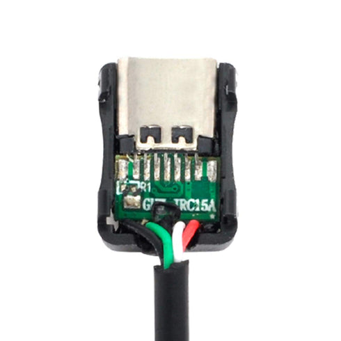 cablecc 10set DIY 4pin USB 2.0 Type C Female Socket Connector SMT Type with PC Board & Housing & 3.0mm SR...