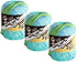 Bulk Buy: Lily Sugar 'n Cream 100% Cotton Yarn (3-Pack) Ombres, Prints, Scents & Stripes (Country Stripes #21143)......
