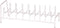Grayline 40217 13" X 5" X 4-3/8" White Lid Rack Organizer...