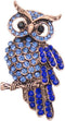 Crystal Owl Brooches For Women Cute Big Blue Eye Owl Bird Brooch Pin Rhinestone Animal Brooch Pins Fashion Jewelry Accessories for Women Men Gift...