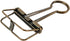 Hollow Out Paper Binder Clip Invoice Bill Clip Office Supplies Pack of 10 (S, Bronze)...
