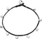 Handmade Silver-Tone Tiny Bells Black Cord Station Anklet Bracelet 10 Inches (AkSP12)...