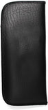 Calabria Slim Eye Glasses Case w/Clip Soft PU Leather Black Men Women Eyeglasses Pouch Slip-In Eyewear Holder Sunglass Bag...