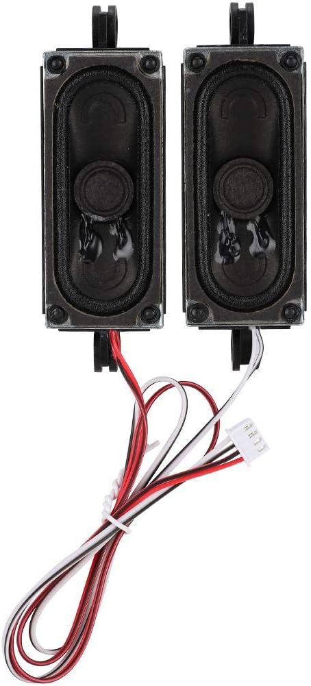 EBTOOLS TV Speaker, 2Pcs 4 Ohm 5W TV Box Speaker Loudspeaker Sound Amplifier Unit for LCD TV Advertising Player...