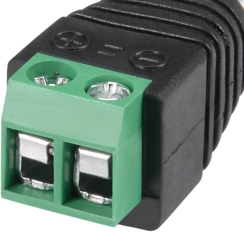 uxcell 6Pcs RCA Female Male Connector to 2-Screw Terminal Block Audio Video Adapter CCTV...
