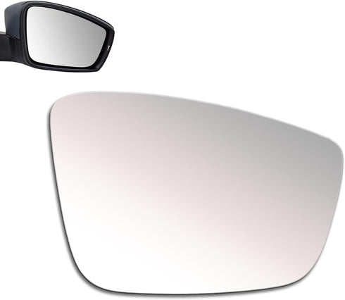 Mirror Glass fit for Volkswagen VW Beetle Jetta Passat Passenger Right Side Mirror Glass RH No Backing Plate Convex Including Adhesive...
