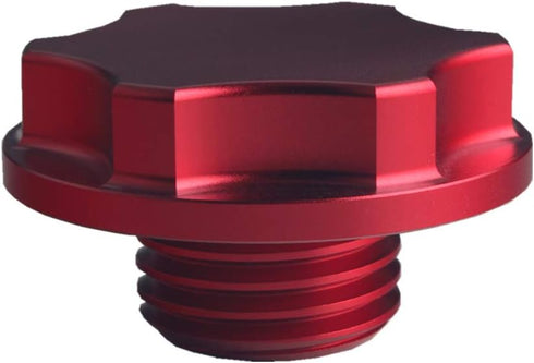 DEWHEL Billet Aluminum Oil Fill Cap for 1999-2010 Ford Powerstroke Diesel 6.0L 7.3L 6.4L (Red)...