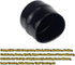 532104757 Rubber Wheel Axle Hub Caps Compatible with Husqvarna Huskee Poulan Crafstman Ryobi Roper Lawn Mower, Tractor, Snow Blower, Replaces 5321...