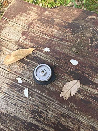 CAMPINGMOON Camping Grill Gas Stove Adapter(Vertical type), Input: Butane Canister, Output: EN417 Lindal Valve Z11...
