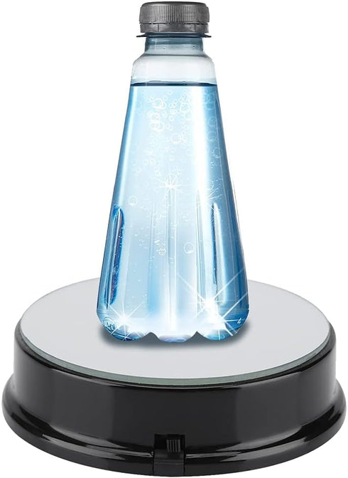 Pedestal Display With Light,Semme Display Base, Display Stand for Crystals Glass Art Figurine Merchandise, Lighted Seven Color Changing Lights Dis...