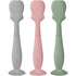 Baby Diaper Cream Spatula Applicator Set - 2Pack Soft Silicone Baby Butt Paste Spatula (Sage/Blush/Gray, Large Size)...