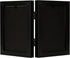 Frametory, 4x6 Double Picture Frame Hinged Photo Frames Two Folding Frame Desktop Glass Frame Vertical (Black, 4x6 Double)...