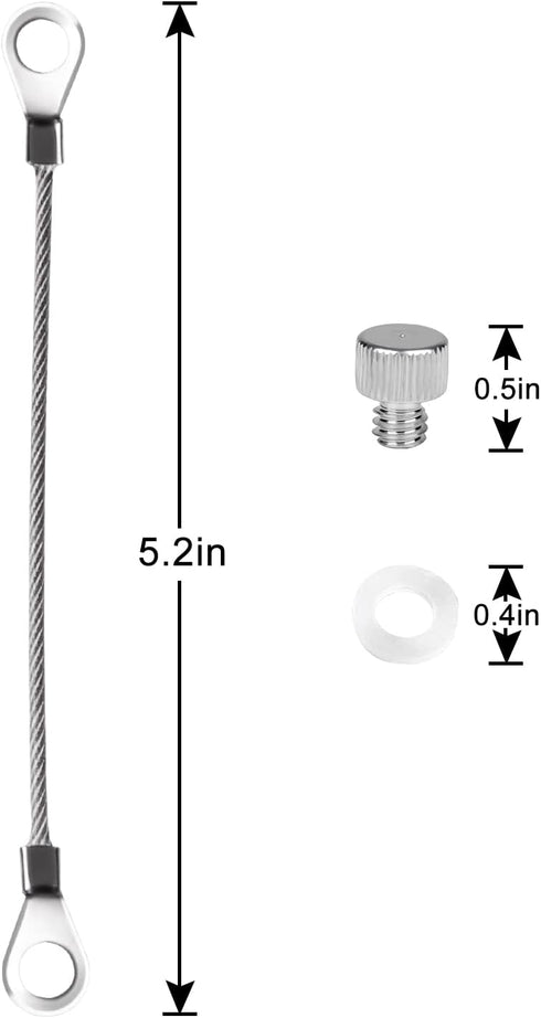 Anti-Drop and Anti-Theft Security Chain for Google Nest Cam (Battery),Extra Protection for Your Camera (Camera Not Included) (4PCS)...