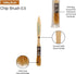 Vermeer Chip Paint Brushes - 36-Pack - 1/2" Chip Brushes for Paints, Stains, Varnishes, Glues, & Gesso - Home Improvement - Interior & Exterior Us...