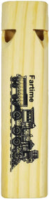Wooden Train Whistle-2Tones 5.75" Length-Wood Train Whistle for Kids,Stocking Stuffers,Train Party Favors,Noisemakers,Theme Birthday Decorations,e...