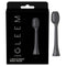 GLEEM Toothbrush Replacement Brush Heads Refill, Black, 2 Count...
