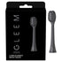 GLEEM Toothbrush Replacement Brush Heads Refill, Black, 2 Count...