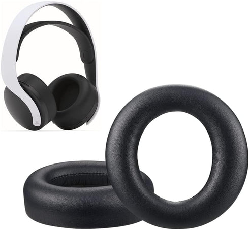 Zotech Replacement Leather Earpads Cushions for Sony Playstation 5 Pulse 3D PS5 Wireless Headphones (Black)...