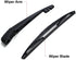 Mitsubishi Outlander Rear Wiper Arm and Blade, SEMOLTO Rear Windsheild Back Wiper Arm And Blade with Cover Set For Mitsubishi Outlander 2007-2015 ...