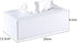 S Forever Decorative Napkin Box Faux Leather Rectangular Tissue Box Cover (Pink L)...