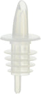 Winco Free Flow Pourers, Clear - 12 Pieces, Medium...
