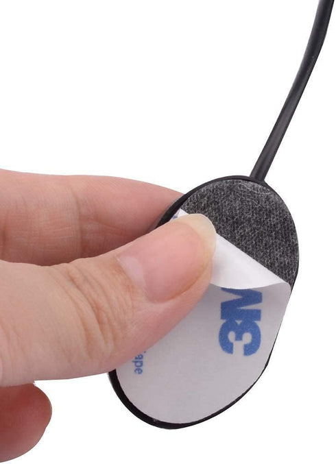 Mic 3.5mm External Microphone Assembly for Car Vehicle Head Unit Bluetooth Enabled Audio Stereo Radio Receiver GPS DVD with 3m Cable Plug and Play...