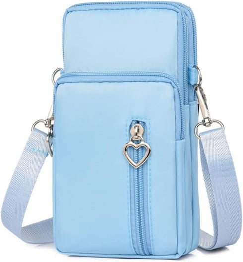 Mobile Phone Purses Bag,Waterproof Crossbody Phone Wallet Case, Cellphone Crossbody with Shoulder Strap,Outdoor Sweat-Proof Running Armbag,Crossbo...