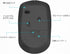 Rapoo Bluetooth 2.4G Wireless Mouse, 2 Bluetooth Channels with 1 USB Receiver Noiseless Mouse, Connect up to 3 Devices, Portable Computer Mice for...