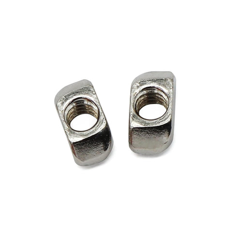 30 Series 1/4"-20 Threaded Standard Steel Drop in T-Nut, Drop in T-Nuts Accessory Hardware Nuts for 30 Series Aluminum Extrusion Profiles Rail, 20...