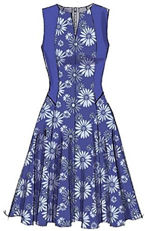 Vogue Patterns V9050 Misses'/Misses' Petite Dress Sewing Template, E5 (14-16-18-20-22)...