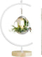 YY YEARCHY Ornament Display Stand Large Metal Air Plant Flower Pot Holder Iron Pothook for Hanging Glass Terrarium Globe Ball...