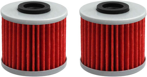 AHL 2 Pcs Oil Filter for HONDA NC700X DCT 2012-2018/CTX700N DCT 2014-2018/SXS1000M3 Pioneer 1000 2016-2019 15412-MGS-D21...