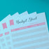 (Set of 60) Expense Tracker for A6 Budget Envelopes, Unpunched Budget Sheets Use with A6 Budget Binder Pockets, 3.1"x6.3"...