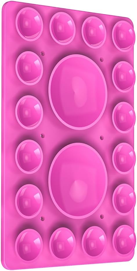 Silicone Suction Phone Holder Mount,Silicon Adhesive Phone Accessory for iPhone and Android, Hands-Free Mirror Shower Phone Holder,TikTok Videos a...