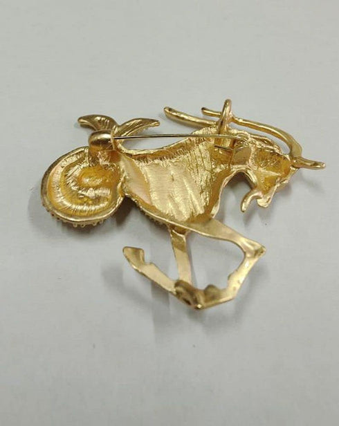 12 Constellations Pin Inlaid Rhinestone Brooch Metal Revivalism Style Souvenir Badge for Hat Clothes Backpack...