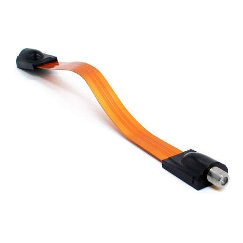 VANTRONIK Flat Coaxial Cable for Windows Ghost Wire Ultra-Thin Soft Window Cable for TV 11.8 inches Long with F Connector...