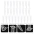500pcs 1.5ml Conical Centrifuge Tubes Microcentrifuge Tube Plastic Test Vials with Lids Plastic Sample Small Bottle Vial Storage Container Test Tu...