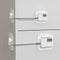 Refrigerator Lock (2 Pack), Heavy Duty Combination Fridge Lock, for Fridge, Cabinets, Window, Drawers and Child Safety Cabinet Lock, Strong Non-Ma...