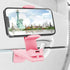 Pink Airplane Phone Holder Travel Essentials Accessories Cruise car Mount Cell Stand air Plane Table seat Desk Flight Vacation Size Golf cart Univ...