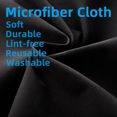 4 Pack Microfiber Gun Cleaning Cloth, 12"x12" Lint Free Gun Cleaning Rags, Reusable Microsuede Cleaning/Polishing Wipes Towels for Firearms, Knive...