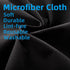 4 Pack Microfiber Gun Cleaning Cloth, 12"x12" Lint Free Gun Cleaning Rags, Reusable Microsuede Cleaning/Polishing Wipes Towels for Firearms, Knive...