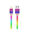 LAX Gadgets USB A to Lightning Cable - Apple MFI Certified Rainbow Lightning Cable Fast Charging Cable for Latest iOS Including iPhone,iPad, iPod ...