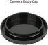 2 Pack Rear Lens Cap and Camera Body Cap Cover Kit for Canon EF EF-S Mount Camera EOS T7 T6 T5 T4i T5i T6i T6s T7i SL1 SL2 SL3 60D 70D 80D 5D Mark...