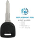 New Uncut Replacement Transponder Ignition Car Key for Select Mazda...