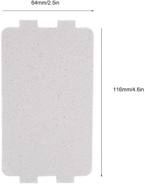 Garosa 5Pcs Microwave Oven Mica Plate Sheet Microwave Waveguide Cover Replacement Repairing Accessory for Kitchen Microwave Oven...