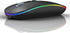 cimetech Bluetooth Mouse, Wireless Rechargeable Mouse, LED Silent Computer Mice with Dual Mode (Bluetooth 5.1 and 2.4G), Compatible with iPad, Lap...