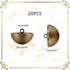 UNICRAFTALE 20Pcs 23mm Diameter Half Round Shank Blazer Buttons Metal Half Ball Dome Buttons Antique Bronze Sewing Buttons Alloy Shank Buttons for...